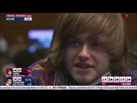 EPT Praga - Super High Roller -  Leon Tsoukernik i magiczne rozdanie z 72s