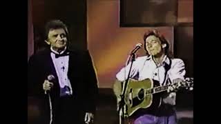 JOHNNY CASH &amp; DAVID LYNN JONES - Even Cowgirls Get The Blues (&quot;Nashville Now&quot; Aug 5, 1988)