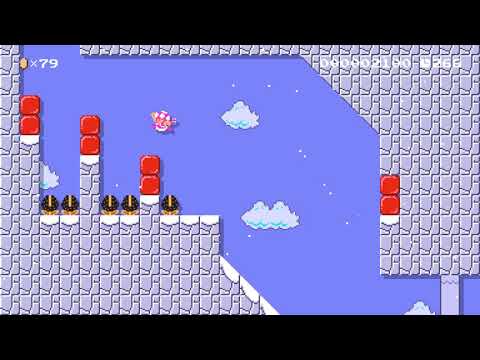 Snowfall by Kerfstok 🍄 Super Mario Maker 2 ✹Switch✹ #axu