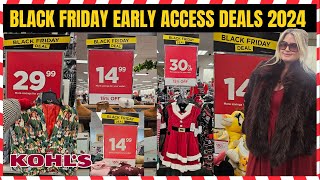 KOHL'S BLACK FRIDAY EARLY ACCESS DEALS IN STORE | STORE WALK THRU #kohls #blackfriday