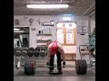 Deficit deadlift 230kg 6 reps for 3 sets
