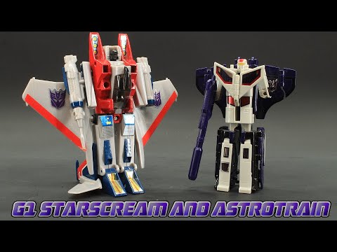 Diet Stop Motion Review 005 - G1 Starscream and Astrotrain