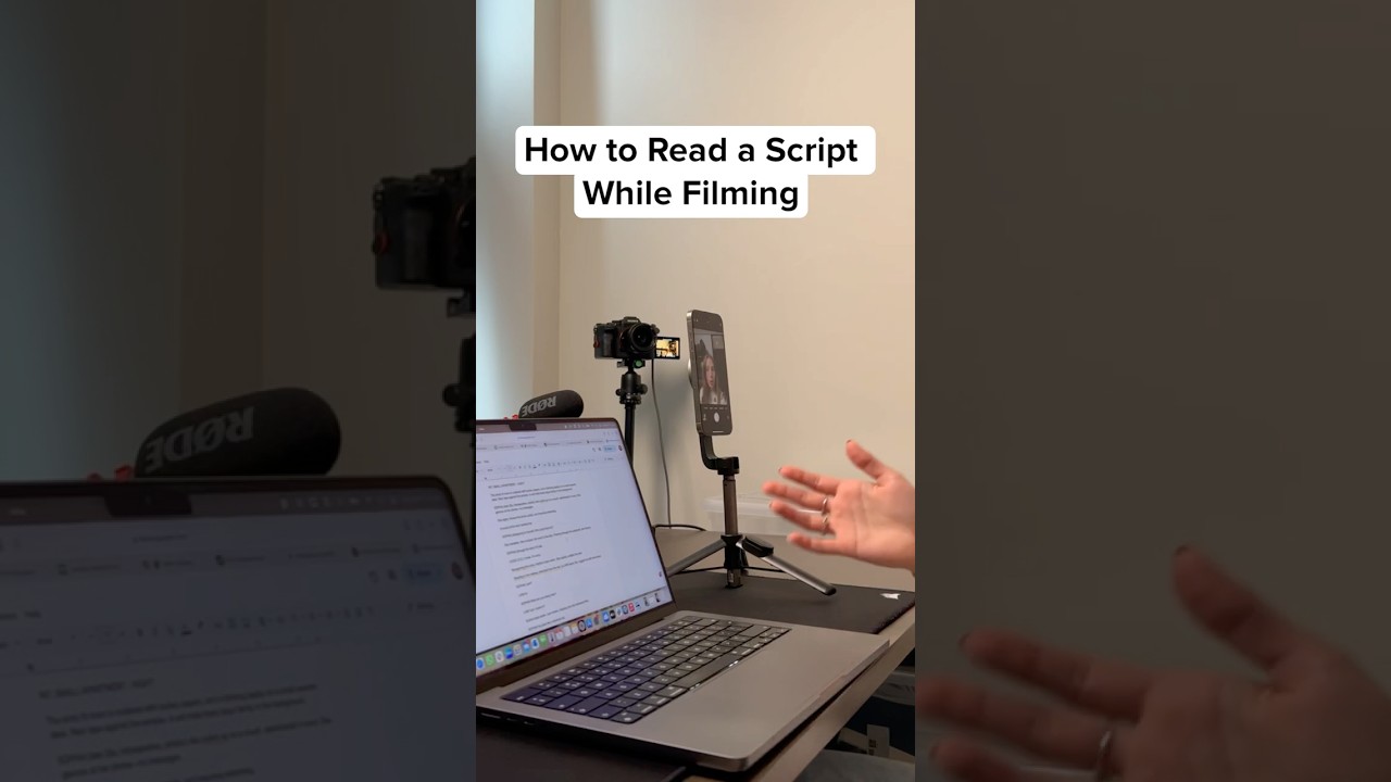 How to Read a Script While Filming | The Secret to Smooth & Professional Videos