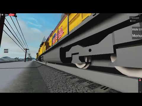 UP 888 Speeding Through Stanton! @Ruvssians