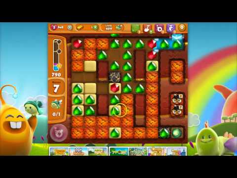 Diamond Digger Saga Level 409 (NEW 20 moves)