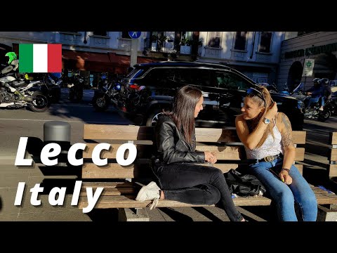 Lecco,Italy-4K walking Tour around the city-Travel Guide#milan #walking