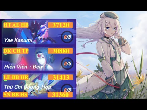 Honkai Impact 3: MA Exalted - Yae Kasumi (37120) - Jixuanyuan (30880) - Houdou  (31413/31360)