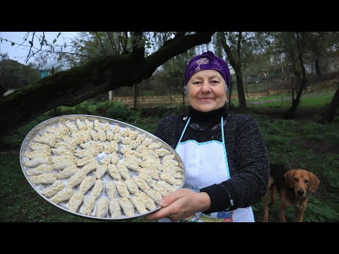 Village life! Delicious pastry dish! Preparation of "Gurza" from the national cuisine of Azerbaijan!