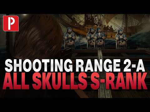 Shooting Range 2-A All Skulls & S Rank in Resident Evil 4 Remake