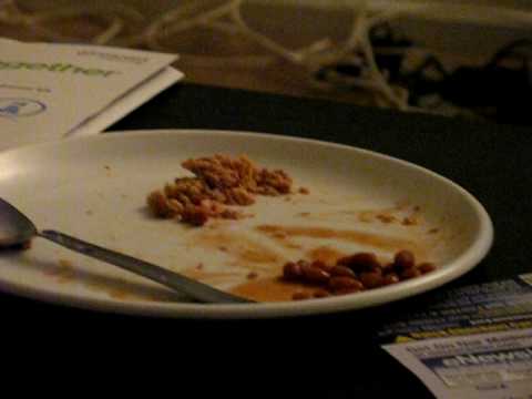 Cat is oblivious to drama and eats scraps