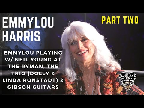 Emmylou Playing w/ Neil Young at the Ryman, The Trio (Dolly & Linda Ronstadt) & Gibson Guitars