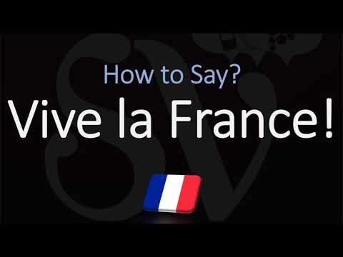 Part of a video titled How to Pronounce Vive la France? (CORRECTLY) - YouTube