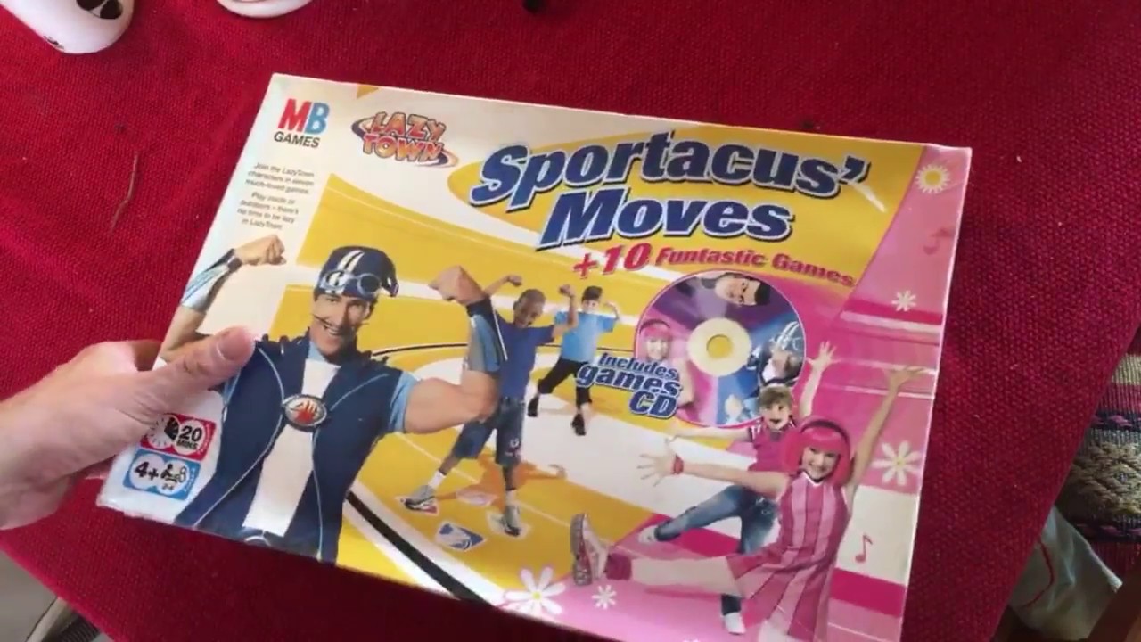 Lazy Town Sportacus’ Moves Unboxing (live)