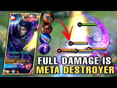 ALUCARD BEST BUILD 2022 AND BEST EMBLEM SET! FULL DAMAGE BUILD IS META DESTROYER! - MLBB