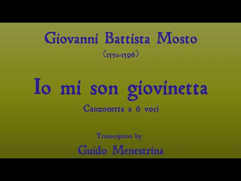 Video thumbnail for Io mi son giovinetta