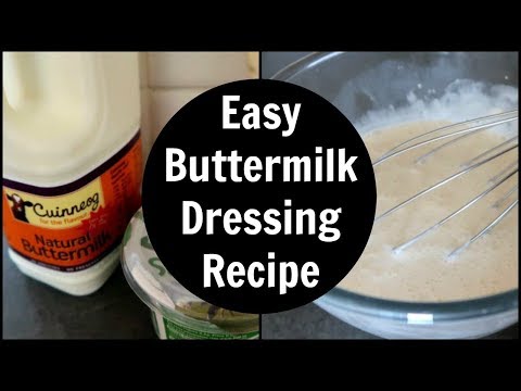 Buttermilk Dressing Recipe | Keto Salad Dressing Recipes