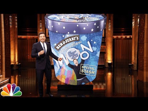 Jimmy Unveils the New Tonight Show Ben & Jerry's "Secret Stash" Flavor