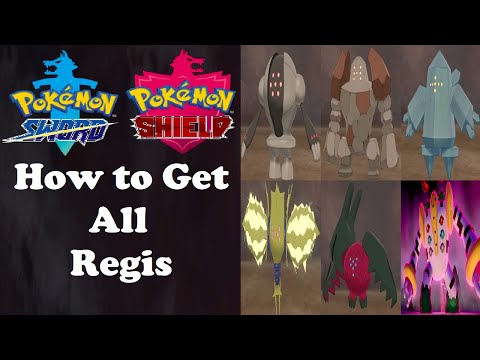 Pokemon Sword & Shield How to Get Regirock & Registeel & Regice & Regidrago & Regieleki & Regigigas