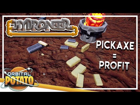 Casual Mining Shaft - Hydroneer - Mining Strategy Simulation Game - Episode #2