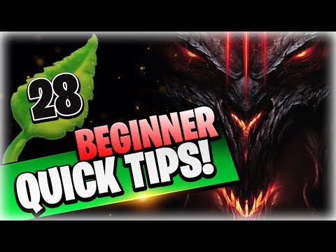 MUST KNOW Quick Beginner Tips for SEASON 28 START! | Diablo 3