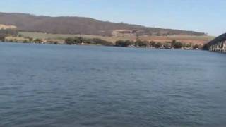 preview picture of video 'Swimming across Rio Grande river in Brazil.'