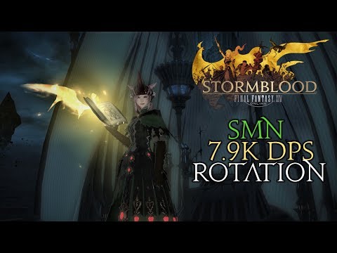 FFXIV - Summoner/SMN 7.9k DPS rotation - Garuda only (Patch 4.58 - Ilvl 390)