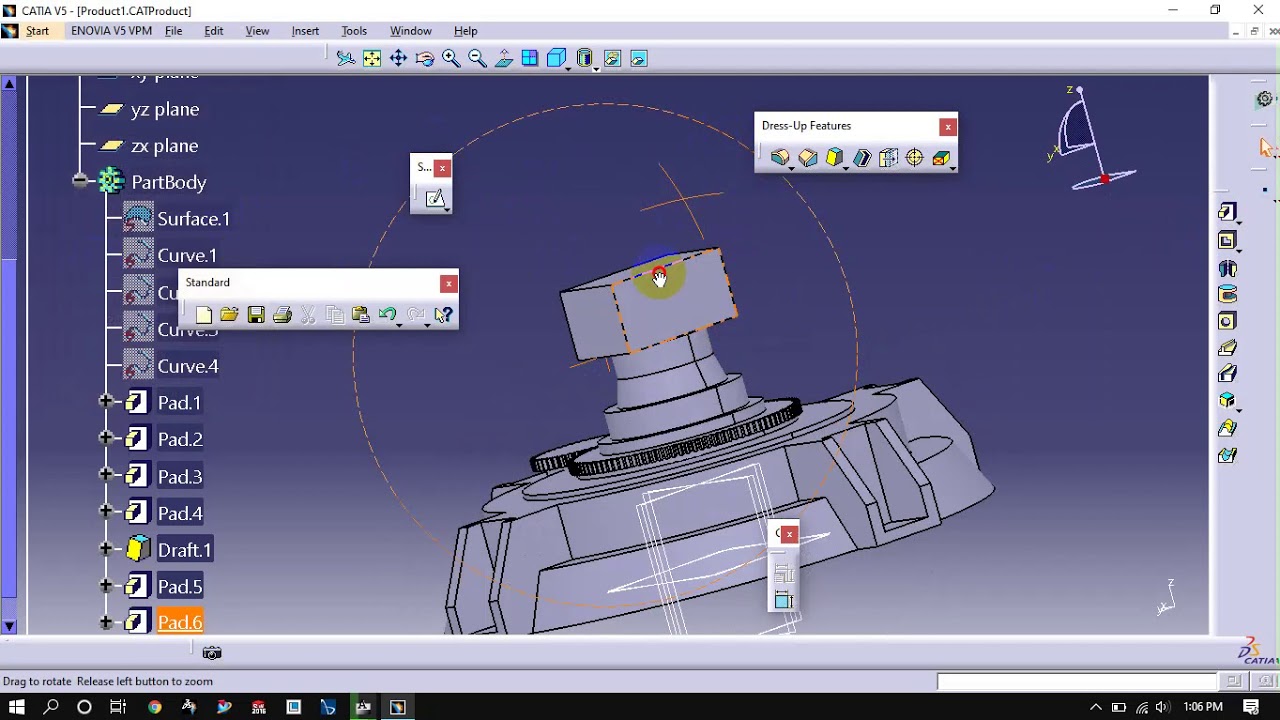 design and simulation of welding robotic arm video part 1