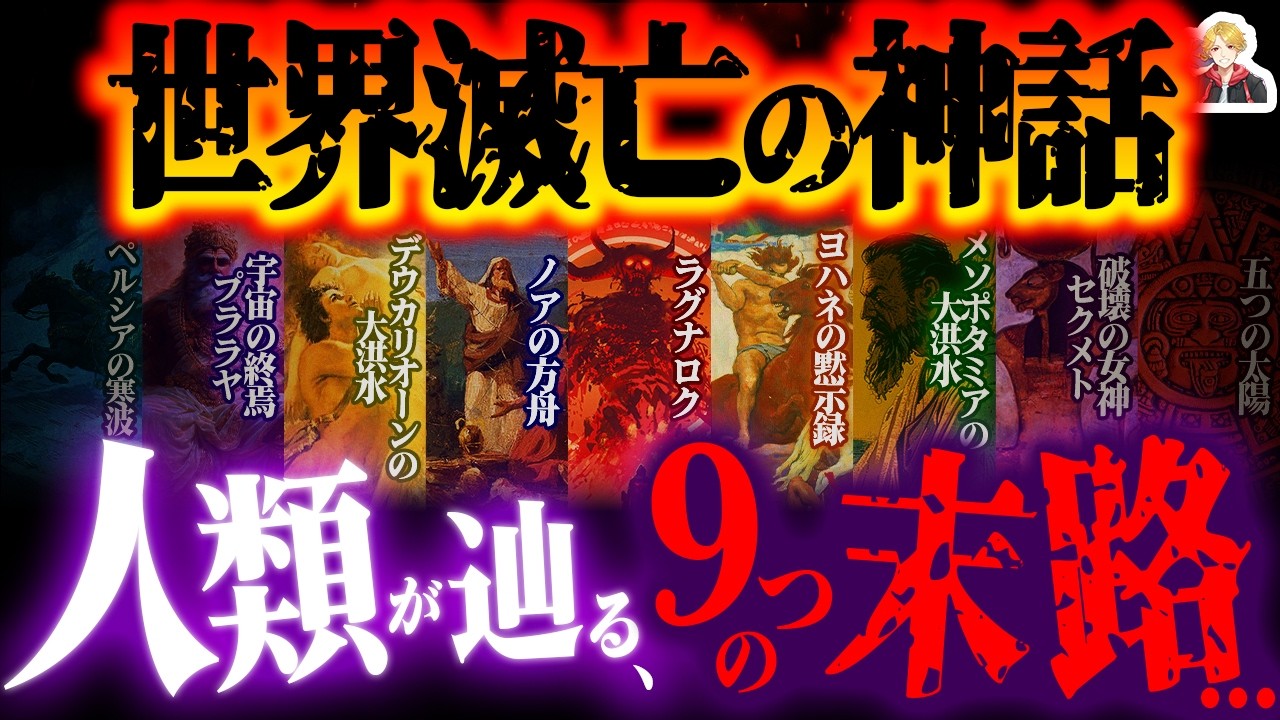 終末のシナリオ「世界滅亡の神話」がヤバすぎる｜でも人類は必ず復活するんです…！