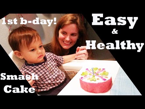 Easy & Healthy 1st Birthday Smash Cake