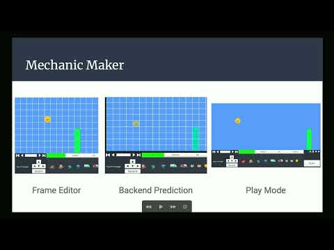 Mechanic Maker Accessible Game Development via Symbolic Learning Program Synthesis
