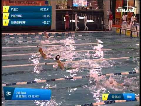 Serie 1 dei 200 Rana Juniores F - 7° Trofeo SOGEIS Montichiari