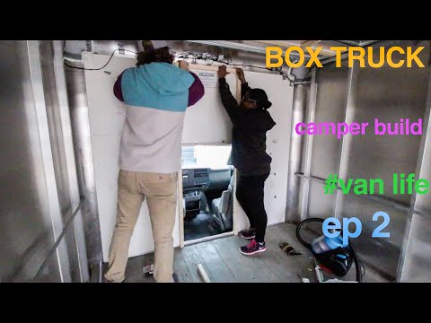 DIY Stealth Box Truck Conversion: Self isolation camper build (part two)