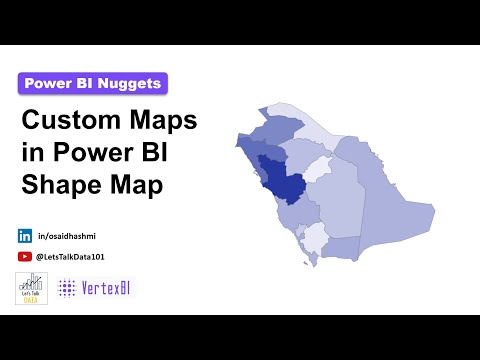 How to Insert Custom Maps in Power BI Shape Map | Step-by-Step Tutorial