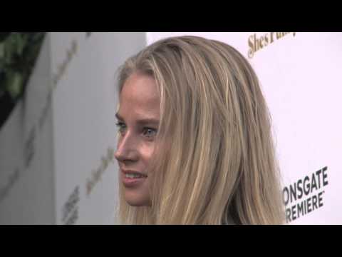 Genevieve Morton arrives to She's Funny That Way Premiere at Harmony Gold in West Hollywood