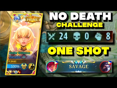 24 KILLS! NO DEATH + SAVAGE!🔥 TOP 1 GLOBAL BEATRIX BEST BUILD