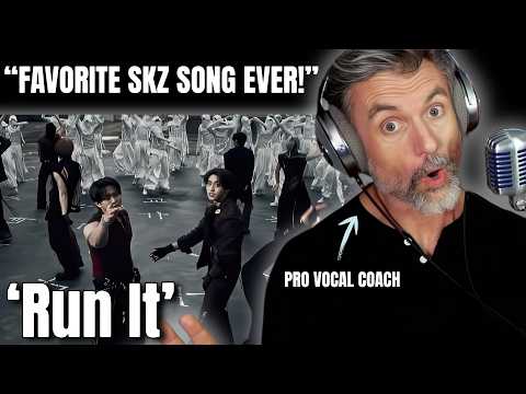 Pro Vocal Coach Reacts to Stray Kids \RUN IT\ - My Favorite SKZ Song Ever
