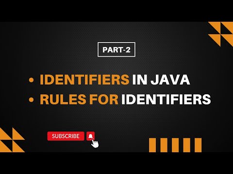 Identifiers In Java Java Identifiers Rules For Identifiers
