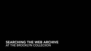 Web Archive tutorial
