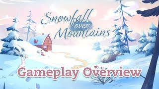 Snowfall Over Mountains video thumbnail