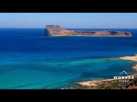 The Blue Lagoon of Balos, West Crete Greece