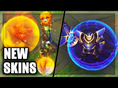 All New Skins Spotlight Dunkmaster Ivern & Hextech Jarvan IV (League of Legends)
