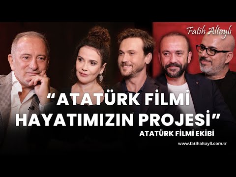 Atatürk filmi! Aras Bulut İynemli & Songül Öden & Sarp Akkaya & Mehmet Ada Öztekin ve Fatih Altaylı