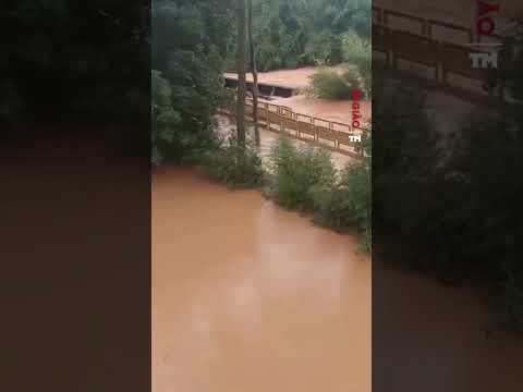 Temporal na região: chuva forte também provoca transtornos em Matias Barbosa