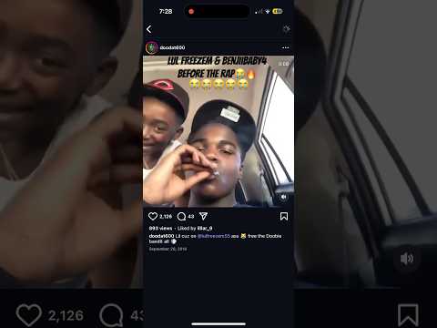 LUL FREEZEM AND BENJIIBABY4 BEFORE THE RAP😭#throwback #freezem #northoakland #rap #viral #funny