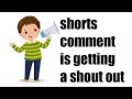 Shortest Comment Is Getting A Shout Out
