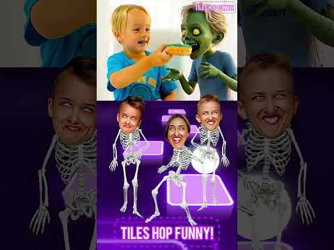 🍩Vlad and Niki Zombies🍩 Dame Tu Cosita | Coffin Dance Song Cover | Tiles Hop #tileshop #vladandniki
