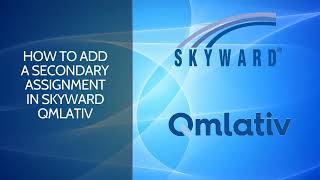 How to Add an Assignment in Skyward Qmlativ