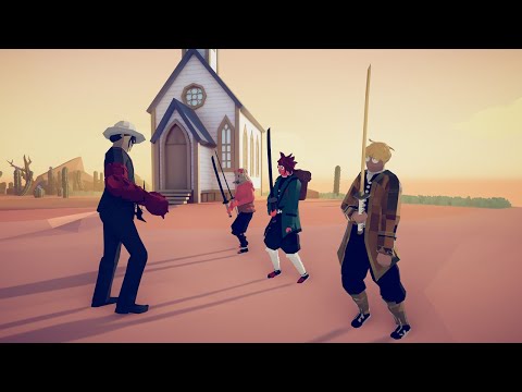 Tanjirou & the gang vs Muzan - Totally Accurate Battle Simulator TABS