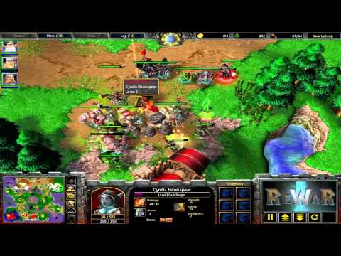 AbuseYouRACE (UD) vs yAwS (HU) - WarCraft 3 gameplay - RN325