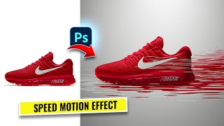 How to Create Speed Motion Effect for Shoes Ad Poster in Photoshop